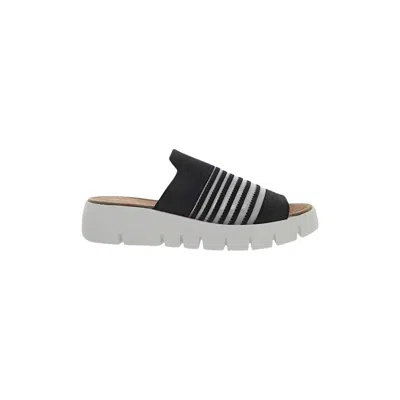 Bernie Mev Women's Fx Iris Slide Sandal In Black In Multi