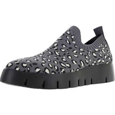Bernie Mev Women's Fx Luna Wedge Heels In Dark Gray/wild Dots In Multi