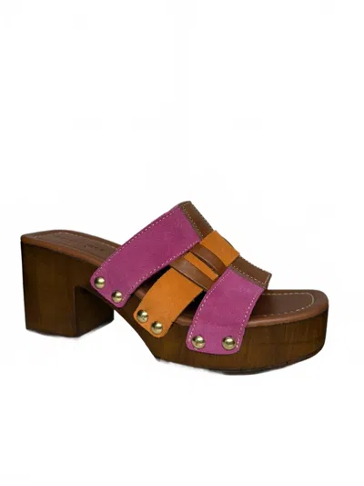 Bernie Mev Women's Mia Sandals In Fuschia Mix In Multi