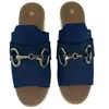 Bernie Mev Women's Monaco Slide Sandal In Navy