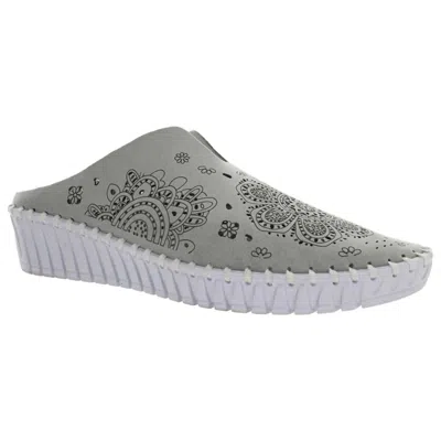Bernie Mev Women's Tracy Slip On Shoes In Light Grey In Gray