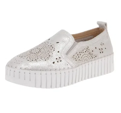 Bernie Mev Women's Tw Amity Slip On Sneaker In Silver