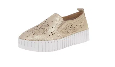 Bernie Mev Women's Tw Amity Sneaker In Light Gold