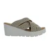 Bernie Mev Women's Venti Martin Wedge Sandal In Nude In Brown