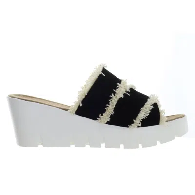 Bernie Mev Women's Venti Rach Wedge Sandal In Black