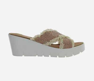 Bernie Mev Women's Venti Vivian Sandal In Rose Gold In Gray