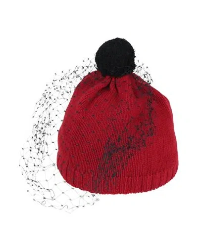 Bernstock Speirs Woman Hat Red Size Onesize Cashmere
