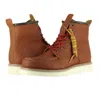 Berrendo 6" Moc Toe Work Boots For Men In Cognac In Green