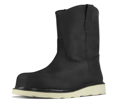 Berrendo 8" Wellington Steel Toe Work Boots - Electrical Hazard Rated 166 In Black
