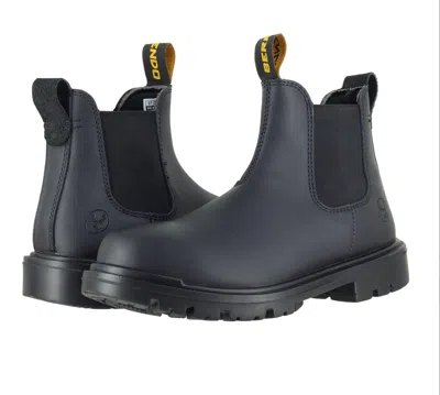 Berrendo Men's Pull-on Work Boots In Black In Blue