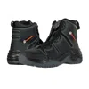 Berrendo Men's Steel Toe Work Boots 6" And Oil And Slip Resistant And Eh Rated And Boa Fit System Fast Releas In Black