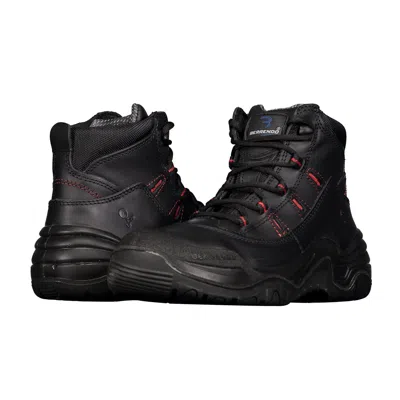 Berrendo Men's Steel Toe Work Boots 6" And Oil And Slip Resistant Eh Rated In Black