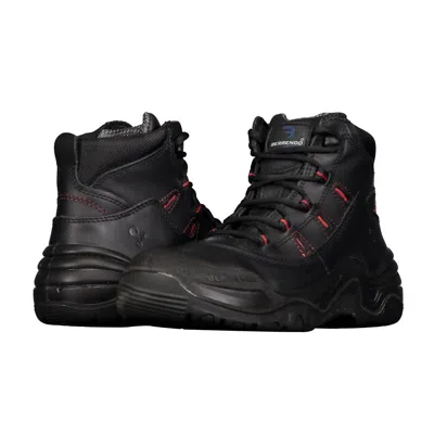 Berrendo Men's Steel Toe Work Boots 6" In Black