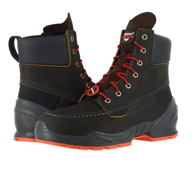 Pre-owned Berrendo Men's Toe Work Boots 8” For Men In Dark Brown