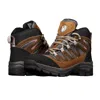 Berrendo Women Steel Toe Work Boots In Brown In Brown