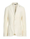 Berry & Brian Man Blazer Pastel Yellow Size 40 Polyester, Cotton In Yellow