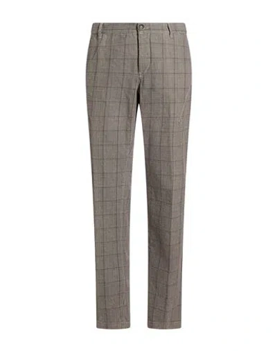Berry & Brian Man Pants Taupe Size 36 Cotton, Polyester, Viscose In Grey