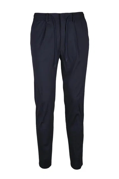 Berry & Brian Viscose Stretch Trousers - Blue