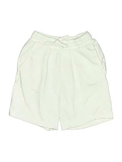 Pre-owned Bershka Athletic Shorts In Ivory