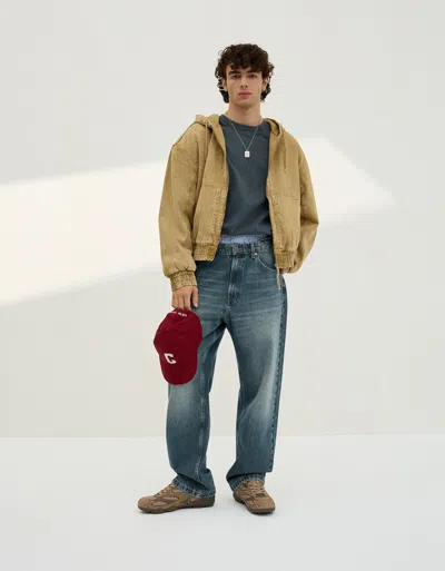 Bershka Baggy Jeans In Blue