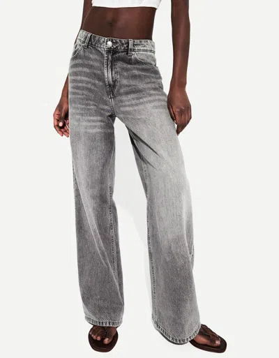 Bershka Baggy Jeans In Gray