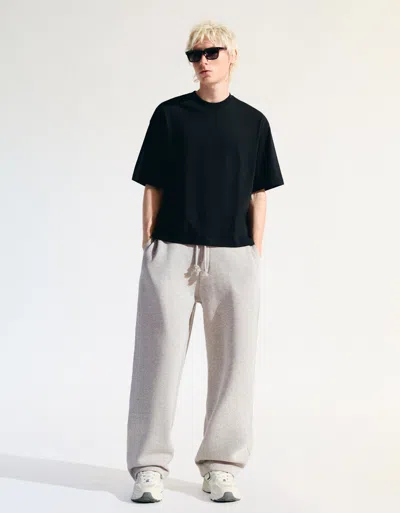 Bershka Balloon Fit Pants In Black