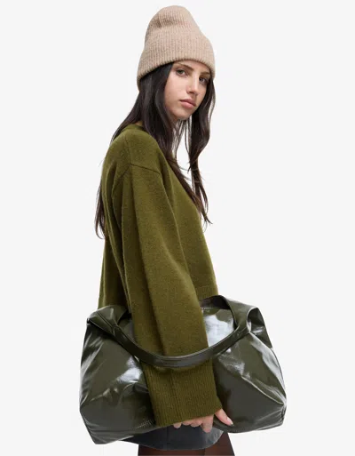 Bershka Basic Beanie In Neutral