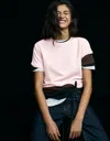 Bershka Basic Short Sleeve T-shirt In Pink