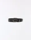 Bershka Belt With Studs In Black