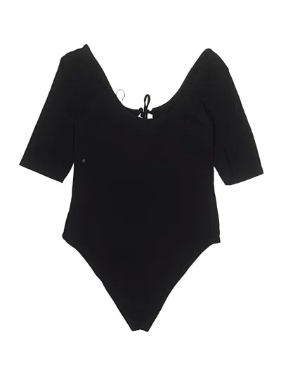 Pre-owned Bershka Bodysuit In Black