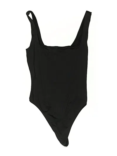 Pre-owned Bershka Bodysuit In Black