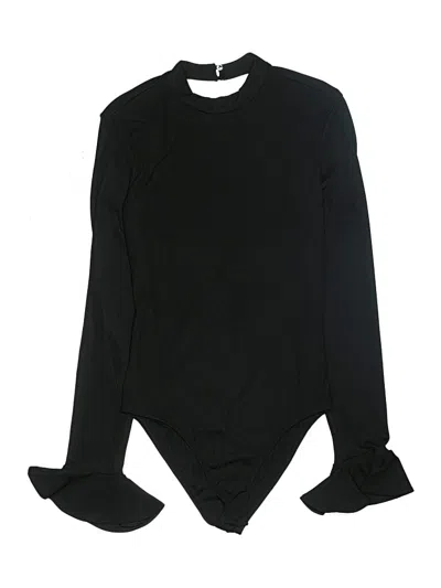 Pre-owned Bershka Bodysuit In Black