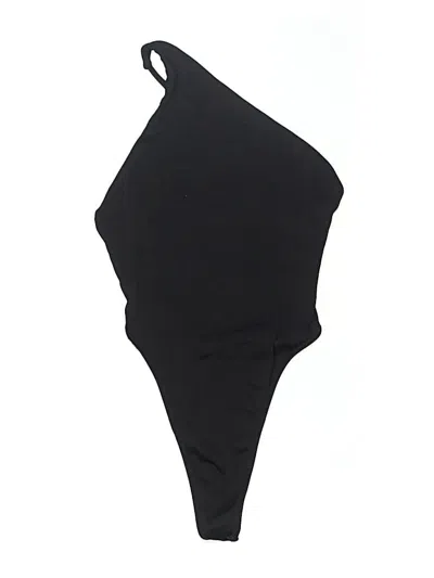 Pre-owned Bershka Bodysuit In Black