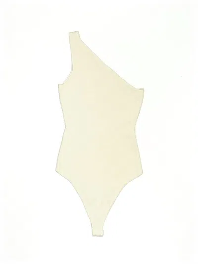 Pre-owned Bershka Bodysuit In White