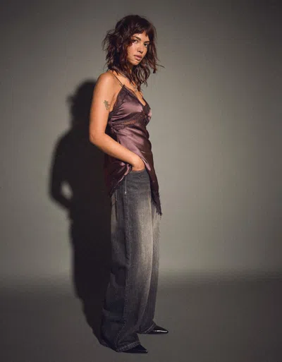 Bershka Boyfriend Jeans In Black