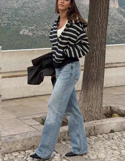 Bershka Boyfriend Jeans In Multi