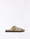 Bershka Cage Clogs In Brown