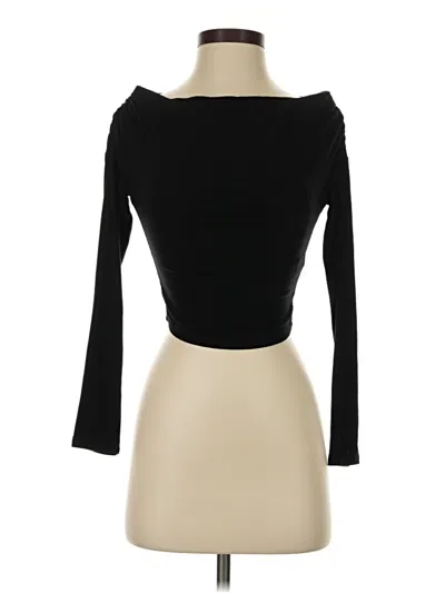 Pre-owned Bershka Cardigan Sweater In Black