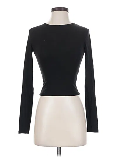 Pre-owned Bershka Cardigan Sweater In Black