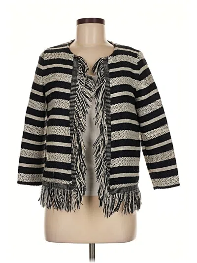 Pre-owned Bershka Cardigan Sweater In Gray