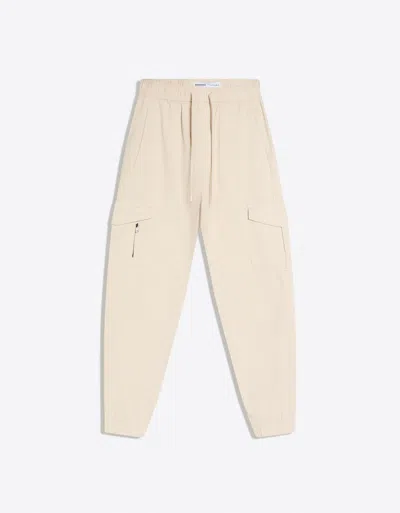 Bershka Cargo Jogger Trousers In Pink