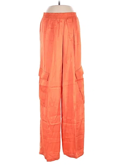 Pre-owned Bershka Cargo Pants In Orange