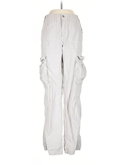 Pre-owned Bershka Cargo Pants In Silver