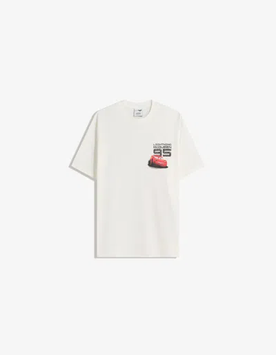 Bershka Cars Short Sleeve T-shirt In White