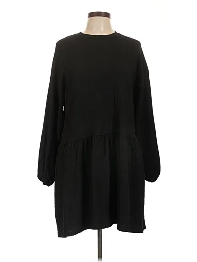 Pre-owned Bershka Casual Dress In Black