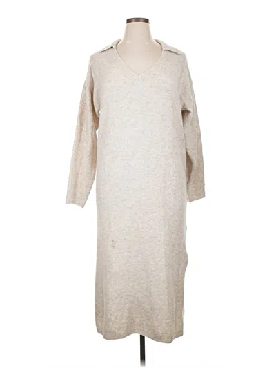 Pre-owned Bershka Casual Dress In Brown