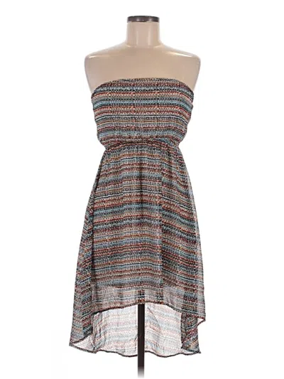 Pre-owned Bershka Casual Dress In Gray