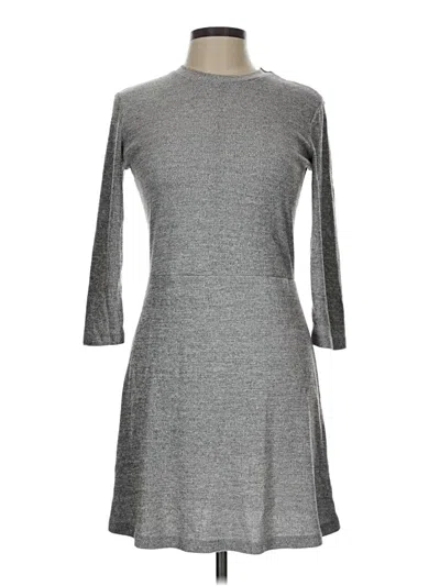 Pre-owned Bershka Casual Dress In Gray