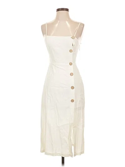 Pre-owned Bershka Casual Dress In Ivory
