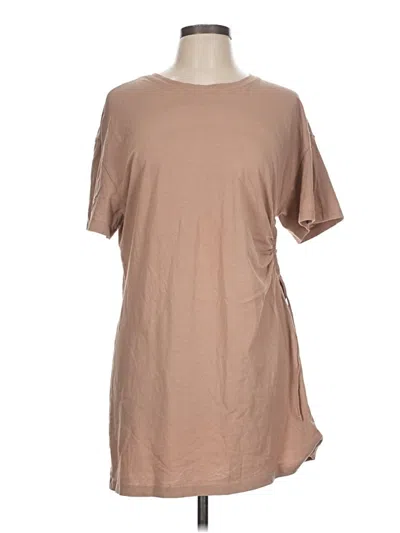 Pre-owned Bershka Casual Dress In Tan